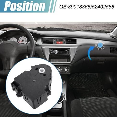 uxcell 4pcs HVAC Air Door Actuator Heater Blend Door Actuator for Chevy Silverado Tahoe Suburban for GMC Envoy Sierra Yukon for Cadillac for Buick AC Heater Actuator No.89018365/52402588 in Saudi Arabia