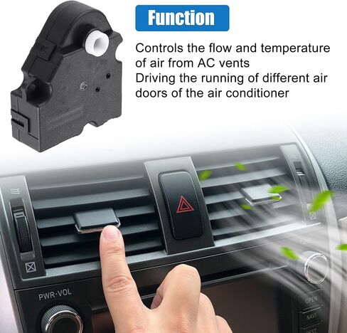 uxcell 4pcs HVAC Air Door Actuator Heater Blend Door Actuator for Chevy Silverado Tahoe Suburban for GMC Envoy Sierra Yukon for Cadillac for Buick AC Heater Actuator No.89018365/52402588 in Saudi Arabia
