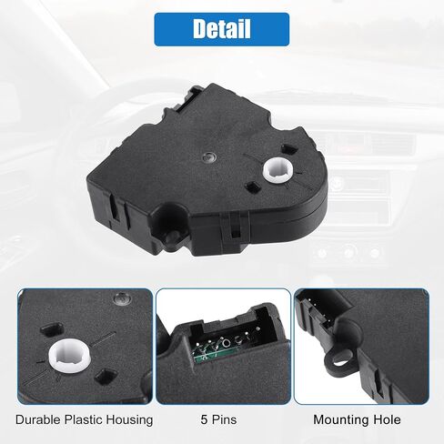 uxcell 4pcs HVAC Air Door Actuator Heater Blend Door Actuator for Chevy Silverado Tahoe Suburban for GMC Envoy Sierra Yukon for Cadillac for Buick AC Heater Actuator No.89018365/52402588 in Saudi Arabia