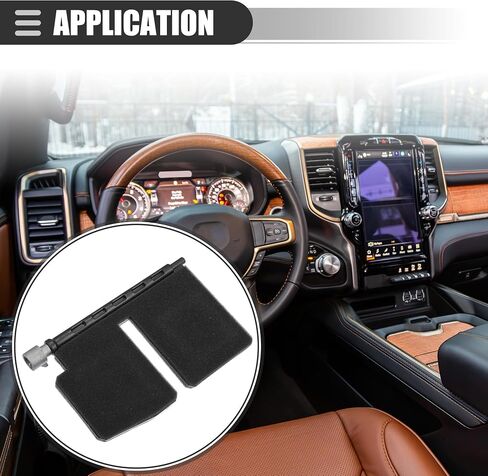 استبدال طقم إصلاح الباب Motoforti Blend، لسيارة Dodge Ram 1500 2500 3500، بلاستيك، رقم 5073956AA، أسود، مجموعة واحدة in Kuwait