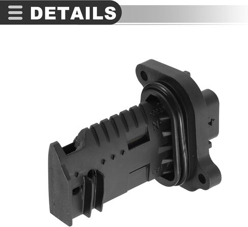 Motoforti Mass Air Flow Meter Sensor, MAF Sensor, for BMW 328i 2012-2016, Plastic, Metal, NO.13627602038, Black in Saudi Arabia