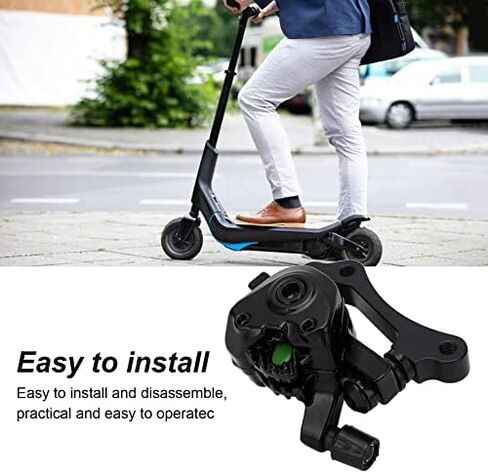 HEEPDD Electric Scooter Brake Disc Device, Easy Installation Aluminum Alloy Electric Scooter Brake Caliper 10 Inch, for Replacement Parts in Saudi Arabia