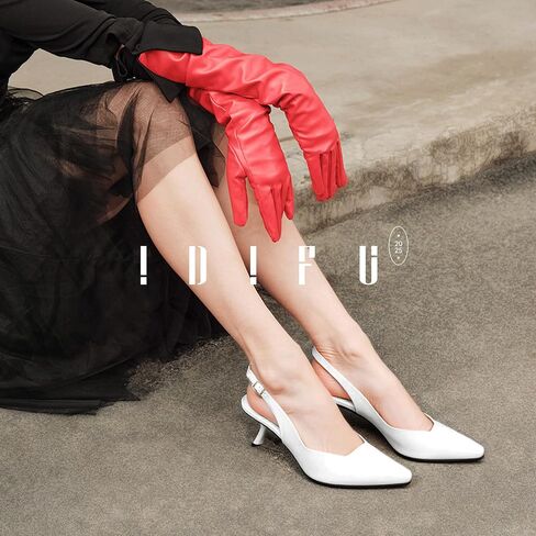 idifu in2 Slingback Low Histten Slingback مغلق في أعقاب إصبع القدم مضخات زفاف حفل زفاف حفلة موسيقية الحفلات الحذاء in Kuwait
