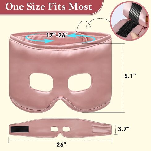 Silk Sinus Pressure Relief Mask, USB Corded Warm Compress for Sinusitis, Tension Headache & Migraine Treatment with 3 Temp Settings & 30-Min Auto Off Black in Saudi Arabia