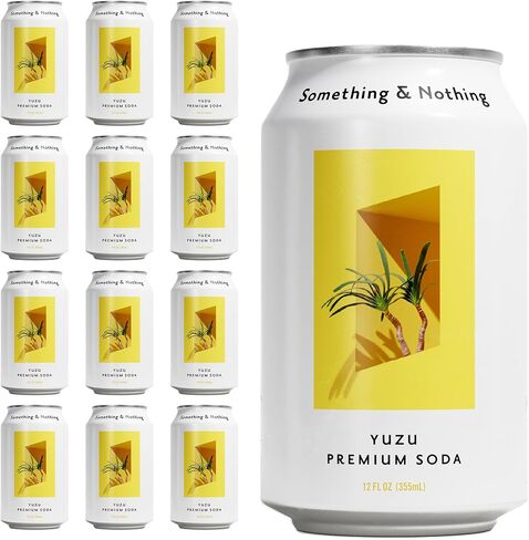 Something & Nothing Hibiscus & Rose Flavoured Sparkling Water | Lightly Carbonated, Full Flavoured with Added Grape & Lemon Juice | Vegan & Low Calorie Soda | 12 Fl Oz Cans (Pack of 12) in Saudi Arabia