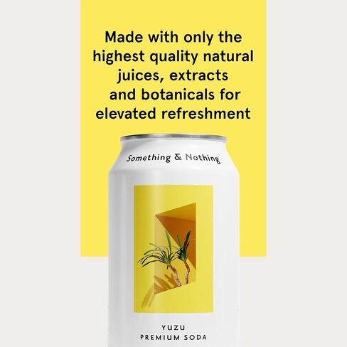 Something & Nothing Hibiscus & Rose Flavoured Sparkling Water | Lightly Carbonated, Full Flavoured with Added Grape & Lemon Juice | Vegan & Low Calorie Soda | 12 Fl Oz Cans (Pack of 12) in Saudi Arabia