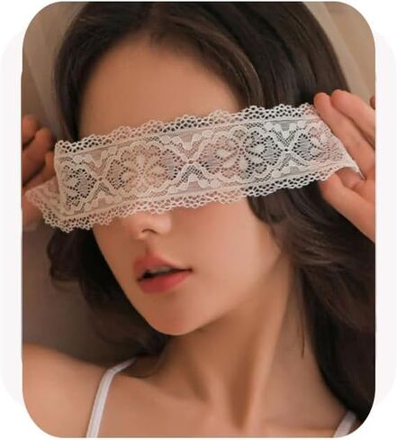 Lace Masquerade Mask Sexy Blindfold Black Eye Mask Hollow Flower Lace Eyemask for Costume Parties Valentine in Saudi Arabia