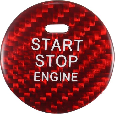 Engine Start Stop Button Cover, Front Ignition Starter Switch Sticker for Mazda 3 Black, 1 Pc in Saudi Arabia