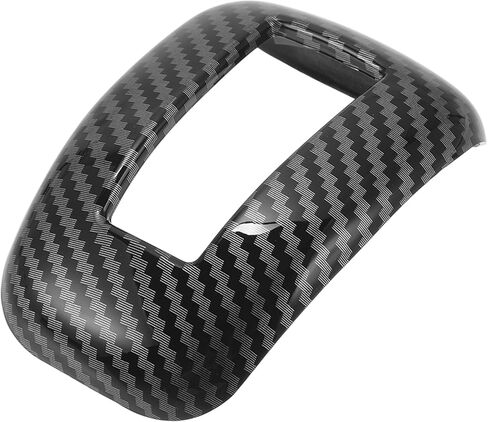 ABS Gear Shift Knob Button Cover for Mitsubishi Outlander 2022 2023 2024 Carbon Fiber Black in Saudi Arabia
