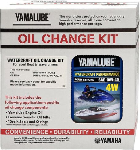 Yamaha New OEM، مجموعة تغيير الزيت Yamalube- Watercraft، LUB-WTRCG-KT-00 in Saudi Arabia