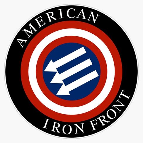 Magnet American Iron Front Emblem Magnet Vinyl Decal Sticker 5" in Saudi Arabia