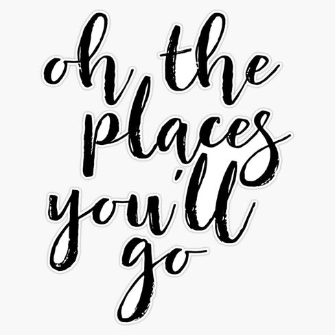 oh the places you will go wall art Children's Wall Art Printable Oh, the places you'll go nursery Hot Air Balloon Watercolor Print Bumper Sticker Vinyl Decal 5" in Saudi Arabia