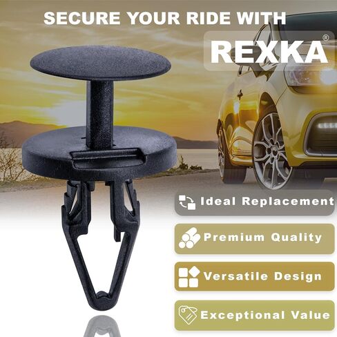 Rexka 30pcs Fender Liner Wheelhouse Liner Bumper Push Tpye Retainer Pin Clips Compatible with GM 11589289 Chrysler 6508863AA Jeep Ram Buick Cadillac Chevrolet GMC Hummer Pontiac Saturn Chrysler Dodge in Saudi Arabia