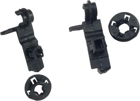 DEVMO 2pcs Hood Support Prop Rod Holder Clips-Grommet 53452-02060 90480-15034 Compatible with Corolla 4Runner Camry C-HR Sienna Tacoma Tundra in Saudi Arabia