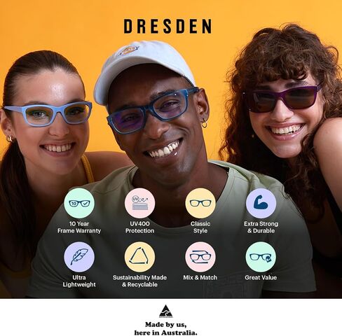 Blue Light Blocking Glasses with UV Protection, Ultra Lightweight for Men & Women in Saudi Arabia