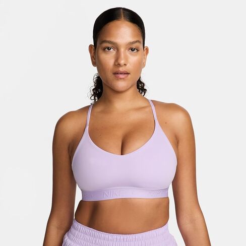حمالة صدر رياضية مبطنة ومبطنة بنسيج شبكي من Nike Dri-FIT Indy للنساء in Saudi Arabia