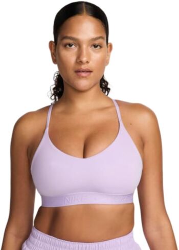 حمالة صدر رياضية مبطنة ومبطنة بنسيج شبكي من Nike Dri-FIT Indy للنساء in Saudi Arabia