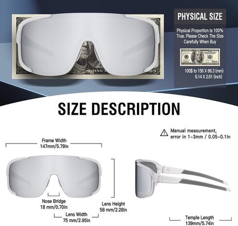 DUCO Cycling Sunglasses for Men UV400 Protection Sports Driving Fishing Mountain Bike Shades DC0025 in Saudi Arabia
