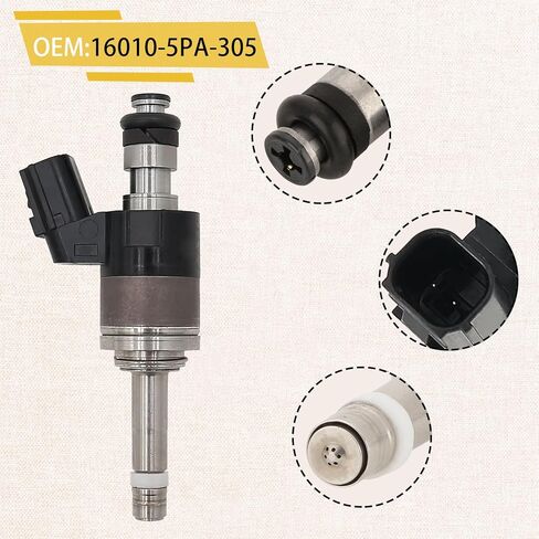 2016-2022 GDI 1.5L توربو حاقن الوقود عالي الضغط، متوافق مع/Honda 1.5 Accord CR-V Civic |OE#1601-05PA-305| |6 ثقوب| |مجموعة من 4| in Saudi Arabia