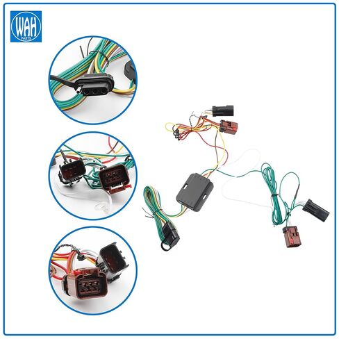 مجموعة أسلاك المقطورة ذات 4 دبابيس 55382 متوافقة مع جيب ليبرتي 2002-2007 in Kuwait