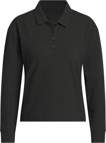 adidas Women's Beyond Long Sleeve Loose Polo Shirt in Saudi Arabia