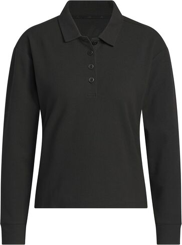 adidas Women's Beyond Long Sleeve Loose Polo Shirt in Saudi Arabia