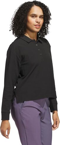 adidas Women's Beyond Long Sleeve Loose Polo Shirt in Saudi Arabia