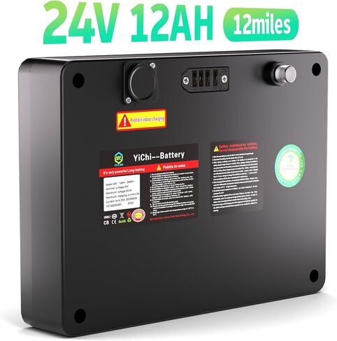 Mobility Scooter Spare Lithium Battery Accessories for YL-985 Mobility Scooters, 24V 12AH, Provides 12.4 Miles Range in Saudi Arabia
