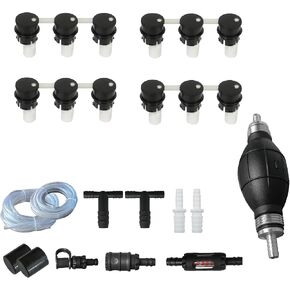 24V Battery Watering System for Forklift- Golfcart Battery Watering Filler 24V - Plug Type Valves (12 Cells) in Saudi Arabia