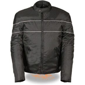 NexGen Men's Textile Armored Racer Style Motorcycle Riders Jacket - Year Round Wear in Saudi Arabia