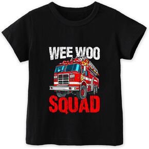 Habudda طفل صبي قمصان سيارة تي شيرت للبنين شاحنة الجرافيك تيز الأطفال الصغار الصيف قصيرة الأكمام ملابس علوية من القطن 2T 3T 4T-8Y in Kuwait