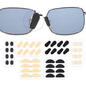 24 Pairs Eyeglasses Nose Pads Non Slip, Assorted Foam Nose Pads for Glasses, Lightweight Glasses Nose Grips in Saudi Arabia