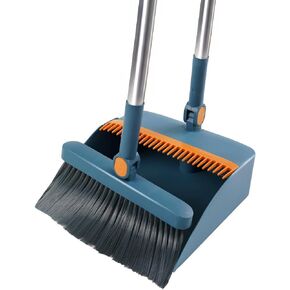 مكنسة و Dustpan في المنزل والمكاتب ، دبان مستقيم مع مكنسة قصيرة المقبض ، والسرد الكاسح الداخلي والخارجي (أسود وبرتقالي) in Kuwait
