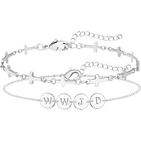 Gold Layered WWJD Bracelets for Women in Saudi Arabia