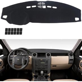 Dashboard Cover Flannel Dash Mat Custom Compatible with 2014 2015 2016 2017 2018 KIA Forte, Anti-Glare, Anti-Reflection, No Peculiar Smell in Kuwait