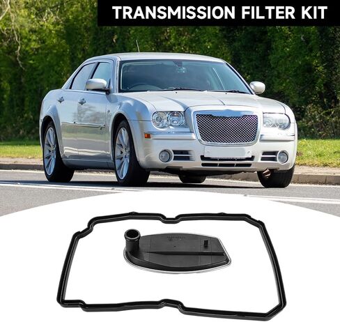 Transmission Filter Oil Pan Gasket Kit - Compatible for 722.6 transmissions for Chrysler 300 2005-2014 for Dodge Charger 2006-2019 - Replace Part 52108325AA, 1402770095, 5073878AA in Saudi Arabia