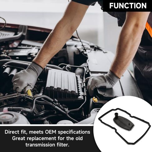 Transmission Filter Oil Pan Gasket Kit - Compatible for 722.6 transmissions for Chrysler 300 2005-2014 for Dodge Charger 2006-2019 - Replace Part 52108325AA, 1402770095, 5073878AA in Saudi Arabia