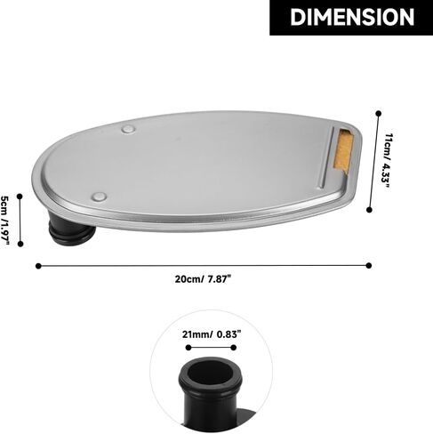 Transmission Filter Oil Pan Gasket Kit - Compatible for 722.6 transmissions for Chrysler 300 2005-2014 for Dodge Charger 2006-2019 - Replace Part 52108325AA, 1402770095, 5073878AA in Saudi Arabia