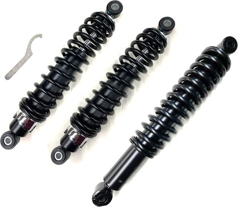 DTA Full Set of 3 Coil-over Shock Absorbers Compatible With 2001-2008 Honda Sportrax 250 - TRX250EX 2x4. OEM Replacement - NOT For Recon 250 in Saudi Arabia
