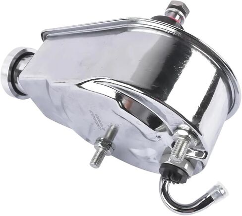 AP03 Chrome Power Steering Pump Keyway Style Compatible for Chevy Compatible for Ford Compatible for GM Compatible for Chrysler P Series in Saudi Arabia