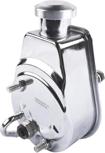 AP03 Chrome Power Steering Pump Keyway Style Compatible for Chevy Compatible for Ford Compatible for GM Compatible for Chrysler P Series in Saudi Arabia