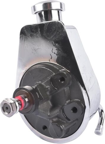 AP03 Chrome Power Steering Pump Keyway Style Compatible for Chevy Compatible for Ford Compatible for GM Compatible for Chrysler P Series in Saudi Arabia