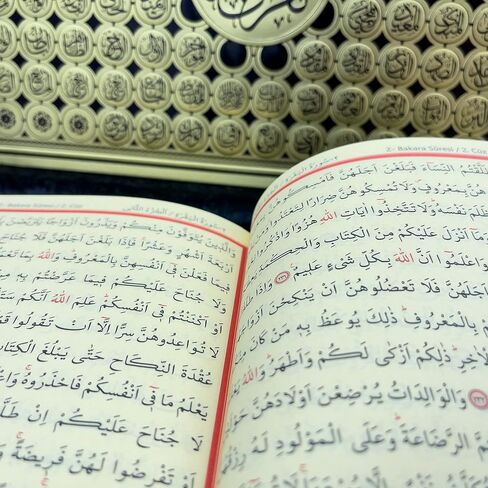 Ikra Muslim Islamic Keepsake Turkish Gift Set Holy Quran in Arabic - Ikra With Hijab and Tesbih (Silver) in Saudi Arabia