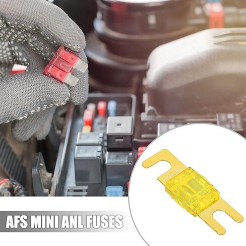 X AUTOHAUX 5 قطعة 20A AFS Mini ANL الصمامات استبدال لسيارة شاحنة دراجة نارية قارب أقراص صوتية in Saudi Arabia