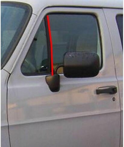 Vent Window Run Channel Pillar Post Weatherstrip Seal for Dodge for B1500/B2500/B3500 for B100 for B100 Van for B150 for B200 for B200 Van for B250 for B300 for B300 Van for B350 in Saudi Arabia