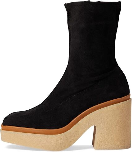 Free People Gigi Ankle Boots for Women - Rounded Toe with Supportive Block Heel, Super Chic and Cosy Long Boots in Saudi Arabia