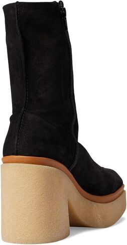 Free People Gigi Ankle Boots for Women - Rounded Toe with Supportive Block Heel, Super Chic and Cosy Long Boots in Saudi Arabia