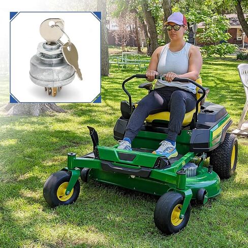 925-0267 استبدال مفتاح الإشعال - STD365402 مفتاح مفتاح 3 مواضع 5 أطراف لركوب الجزازات مناسب لحرفي MTD John Deere Toro Snapper Scag يستبدل 925-0267 925-0267A 725-0267 725-0267A. in Saudi Arabia