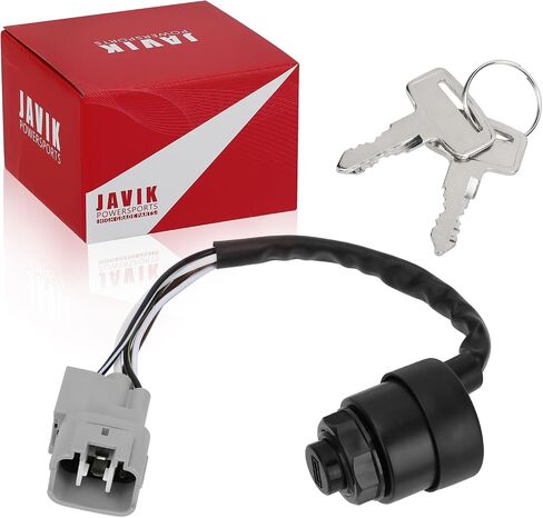 مفتاح إشعال JAVIK مناسب لـ Kawasaki Mule 3000 3100 KAF620 2001-2008 Mule 3020 KAF620 2001-2003 Mule 3010 Die-sel KAF950 2003-2008، OEM #27005-1244 in Saudi Arabia