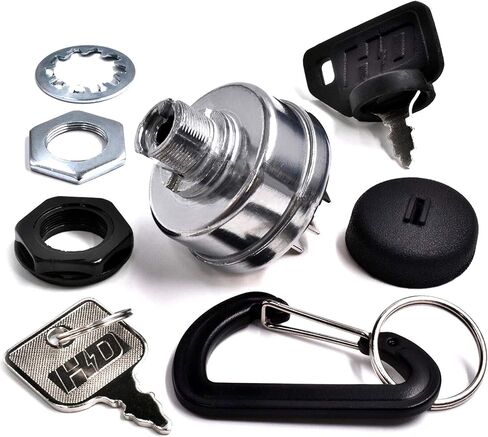 HD Switch OEM Upgrade Starter Ignition Switch fits Toro Wheel Horse 92-6785 101917 Fits 264-6 264H 265-6 265H 266H 266HE 267H 268H 268HE 269H 270H 270HE - Ultimate Protection - 2 Keys & Free Carabiner in Saudi Arabia
